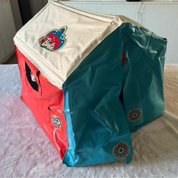 1972 Vintage Mattel Barbie Camp-Out Tent with Accessories and Box - Picture 4 of 11
